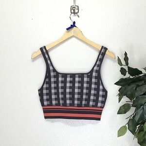 Babaton Checkered Low Support Sports Bra